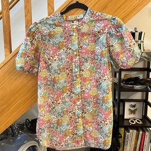 JCrew Liberty print floral blouse- sz 6